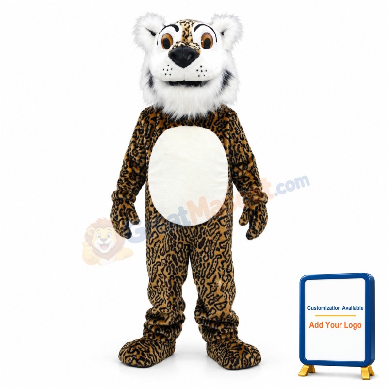Comic Leopard Mascot Costume