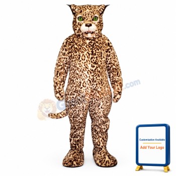 Spotted Lynx Leopard Mascot Costume
