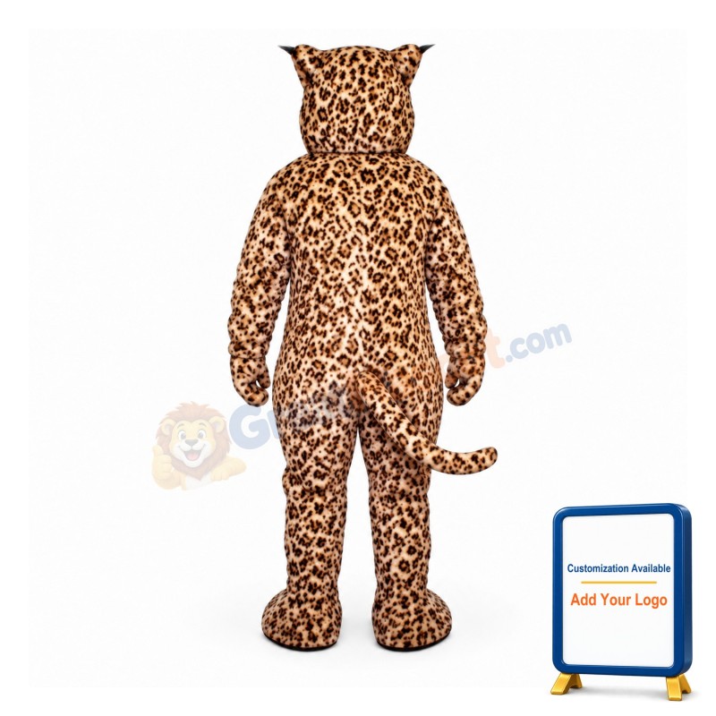 Spotted Lynx Leopard Mascot Costume