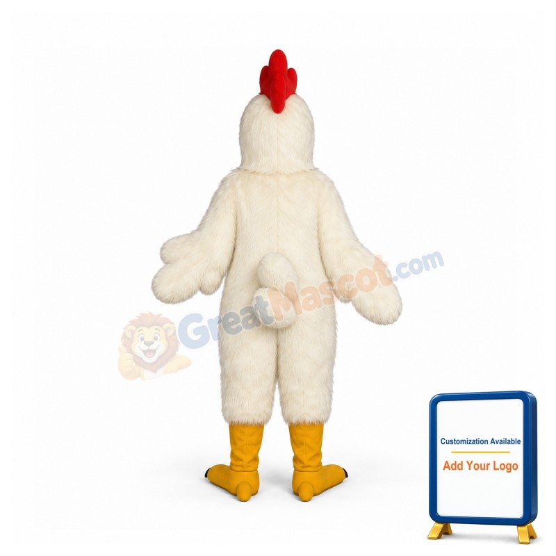 Friendly Chicken Mascot Costume