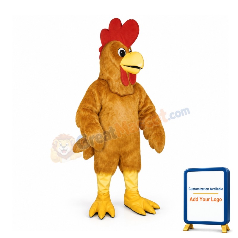 Rusty Rooster Chicken Mascot Costume