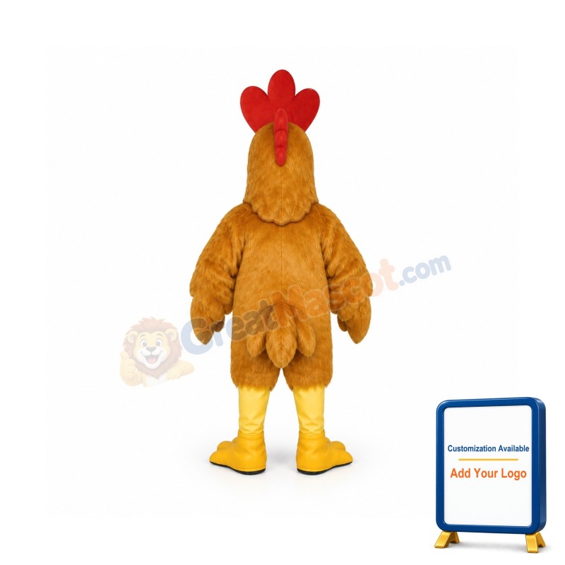Rusty Rooster Chicken Mascot Costume