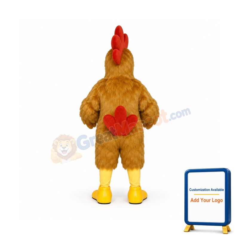 Rhode Island Red Chicken Mascot Costume
