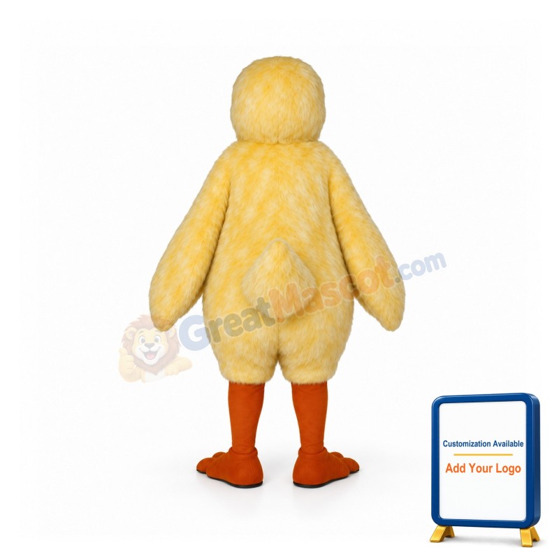 Yellow Chick Mascot Costume
