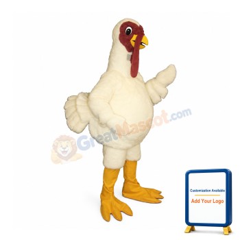 Fat Turkey Mascot Costume