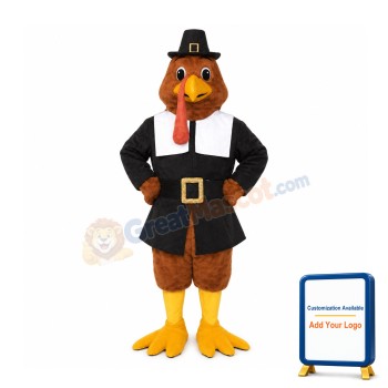 Tom Gobble Turkey Mascot Costume