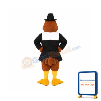 Tom Gobble Turkey Mascot Costume