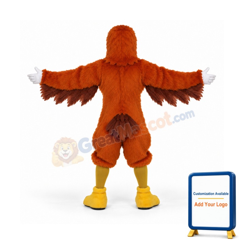 Mighty Golden Eagle Mascot Costume
