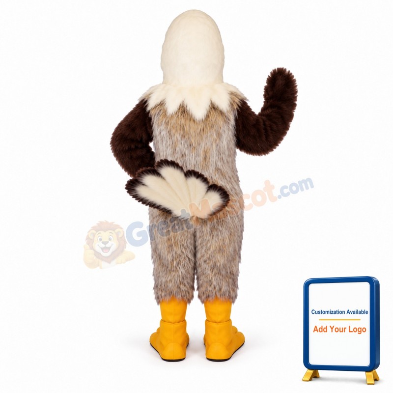 Happy Hawk Mascot Costume