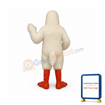 White Hawk Mascot Costume