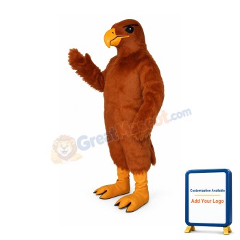 Golden Hawk Mascot Costume
