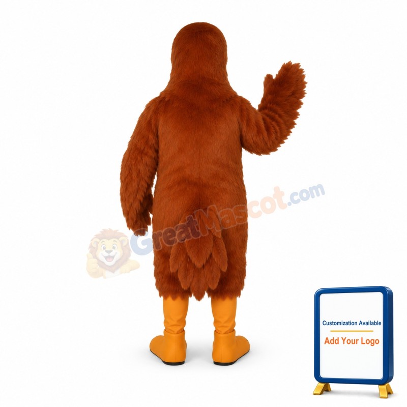 Golden Hawk Mascot Costume