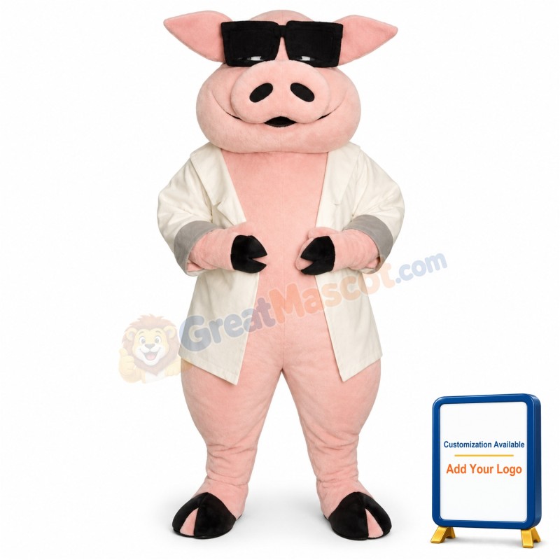 Heavy Hog Mascot Costume