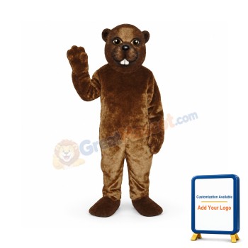 Lumberjack Beaver Mascot Costume