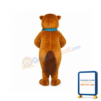 Chuckie Woodchuck Beaver Mascot Costume