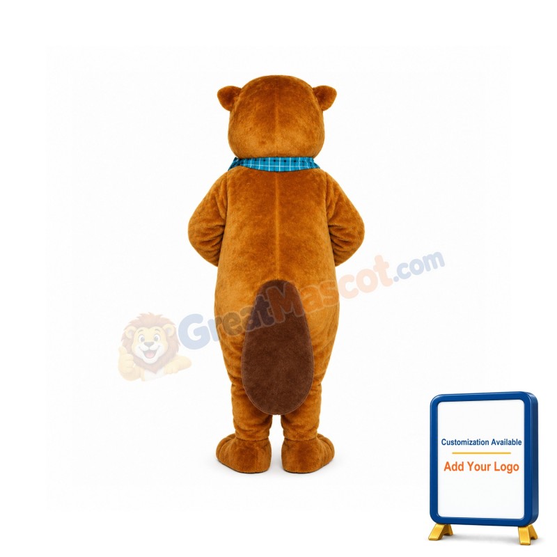 Chuckie Woodchuck Beaver Mascot Costume
