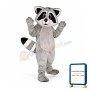 Robbie Raccoon Mascot Costume
