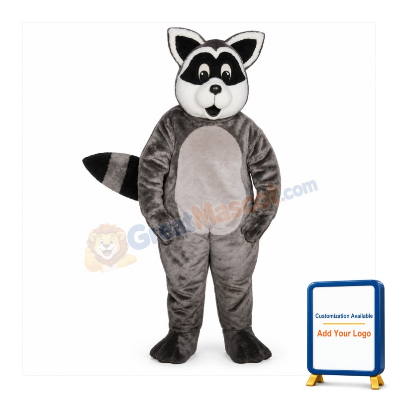 Sunny Raccoon Mascot Costume