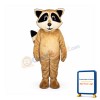 Tan Robbie Raccoon Mascot Costume