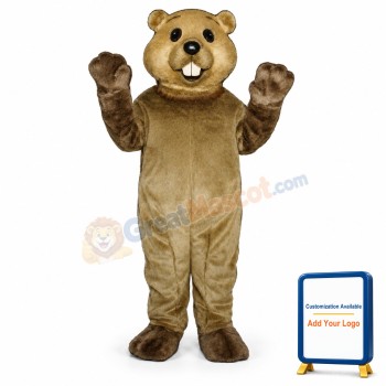 Cute Groundhog Mascot Costume