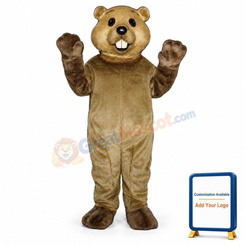 Cute Groundhog Mascot Costume