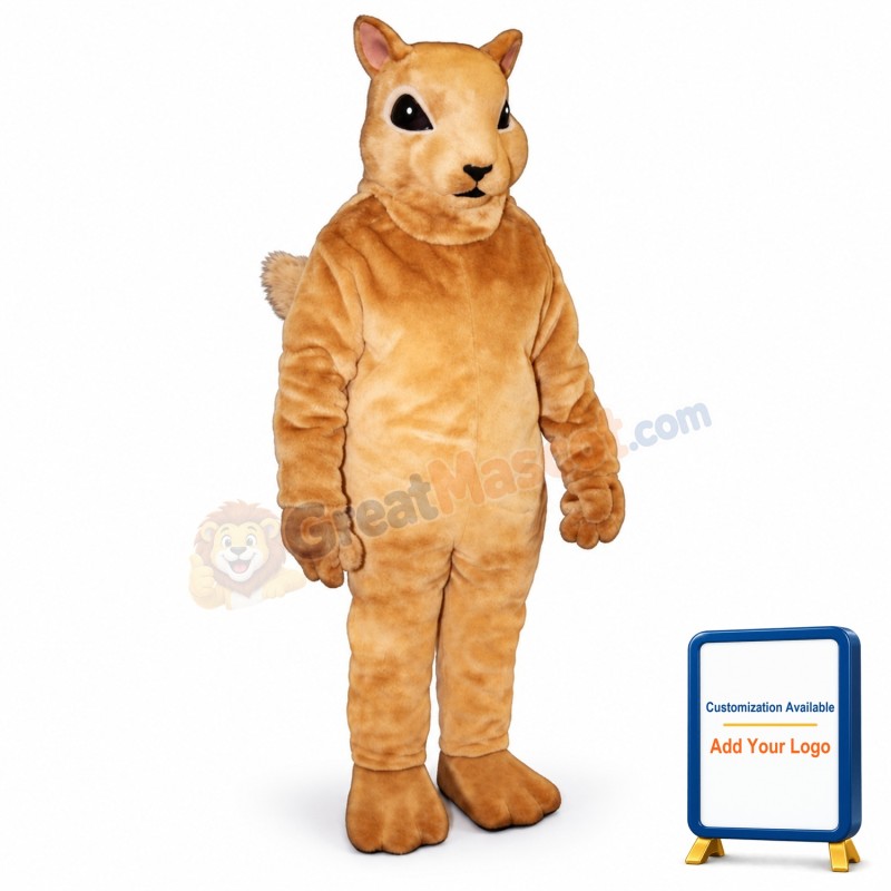 Squirrely Mascot Costume