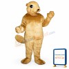 Squirrel with Teeth Mascot Costume