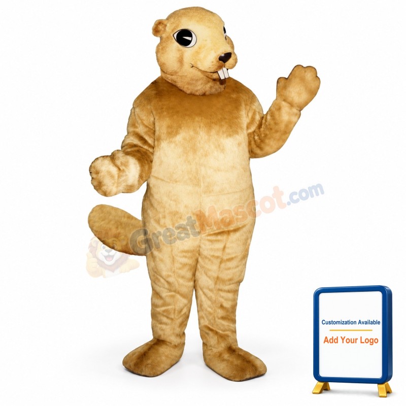 Squirrel with Teeth Mascot Costume