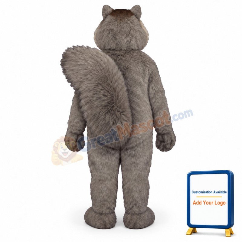 Grey Squirrel Mascot Costume