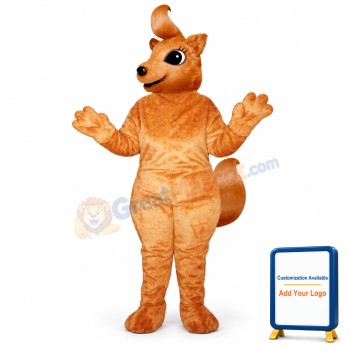 Girly Squirrel Mascot Costume