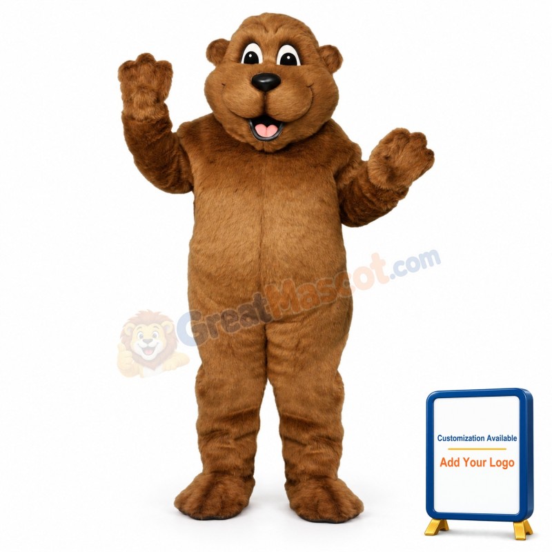 Woody Woodchuck Mascot Costume