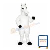 White Horse Mascot Costume