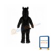 Black Mustang Mascot Costume