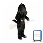 Black Mustang Mascot Costume