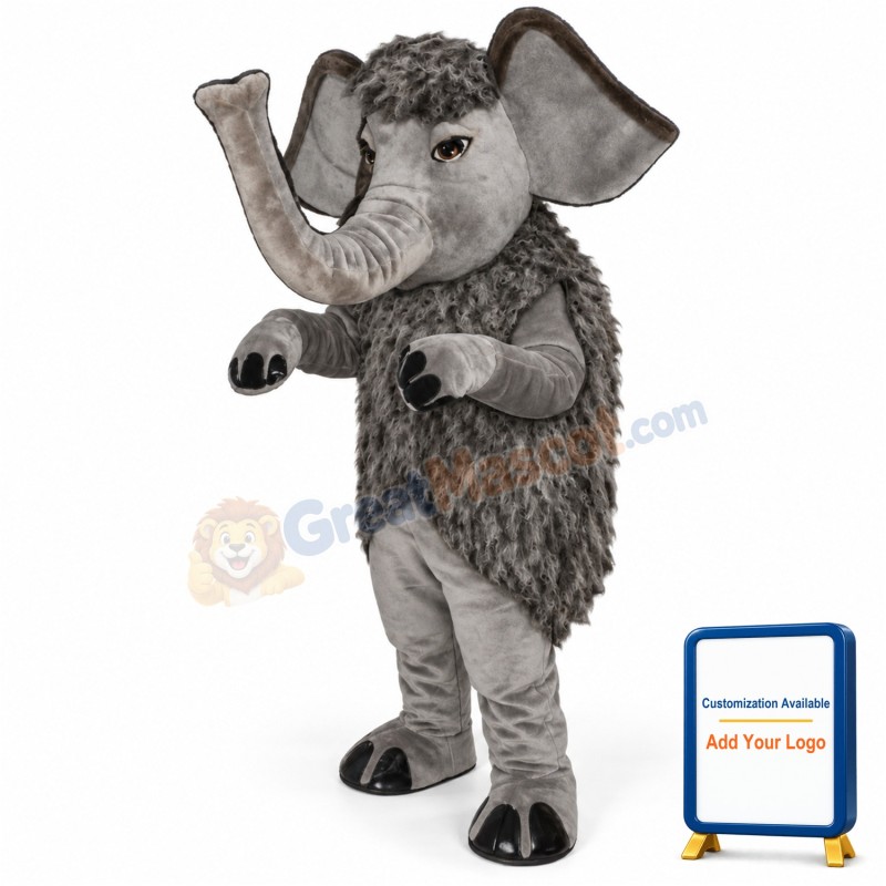 Wooly Mammoth Mascot Costume