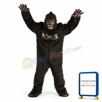 Deluxe Gorilla Mascot Costume