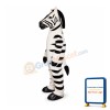 White Zebra Mascot Costume