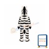 White Zebra Mascot Costume