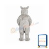 Realistic Rhinoceros Mascot Costume