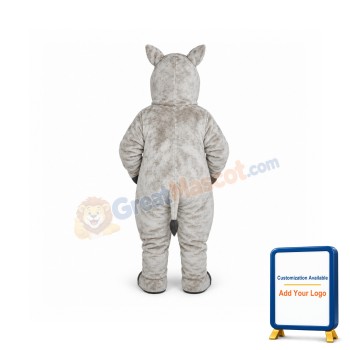 Realistic Rhinoceros Mascot Costume