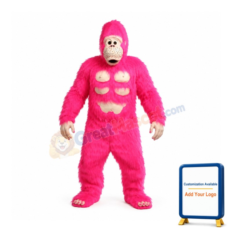 Comic Gorilla Mascot Costume