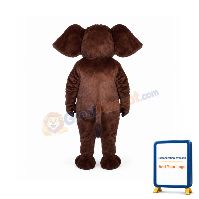Monty Mammoth Mascot Costume
