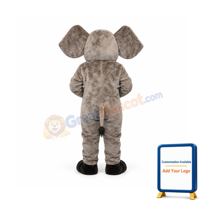 Tusked Elephant Mascot Costume