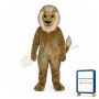 Blonde Lion Mascot Costume