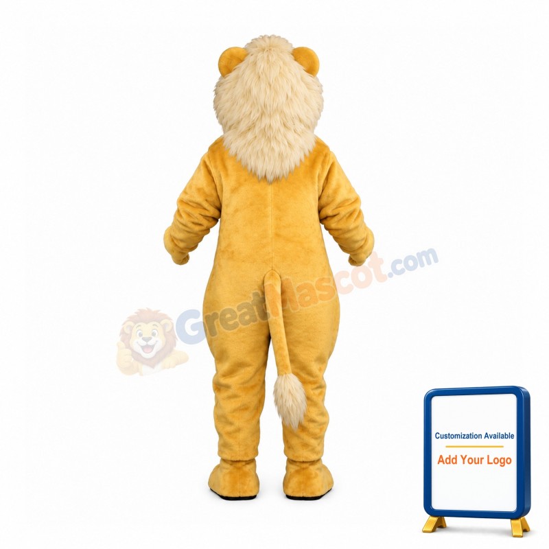 Sleepy Lion Mascot Costume