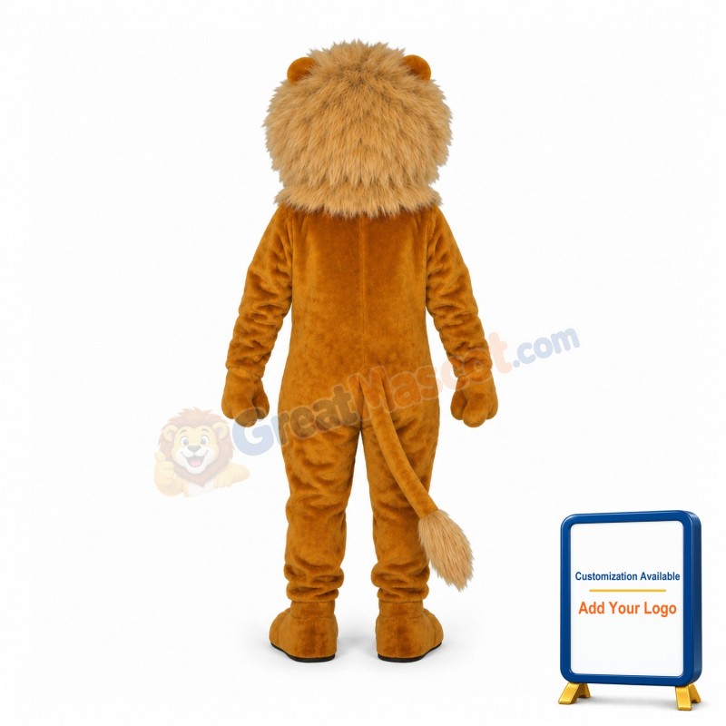 Linus Lion Mascot Costume