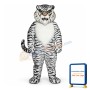 White Tiger Mascot Costume