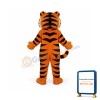 India Tiger Mascot Costume