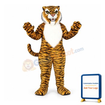 Cute Tiger Mascot Costume