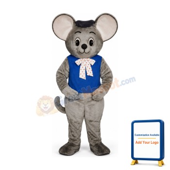 Maxi Mouse With Vest And Hat Mascot Costume